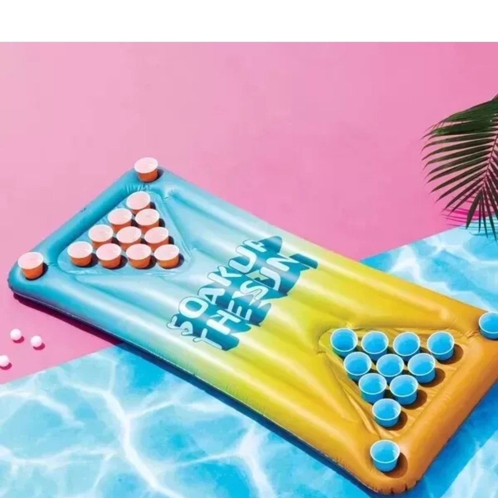 Sun Squad Inflatable Pool Party Pong New In Box - Picture 2 of 4
